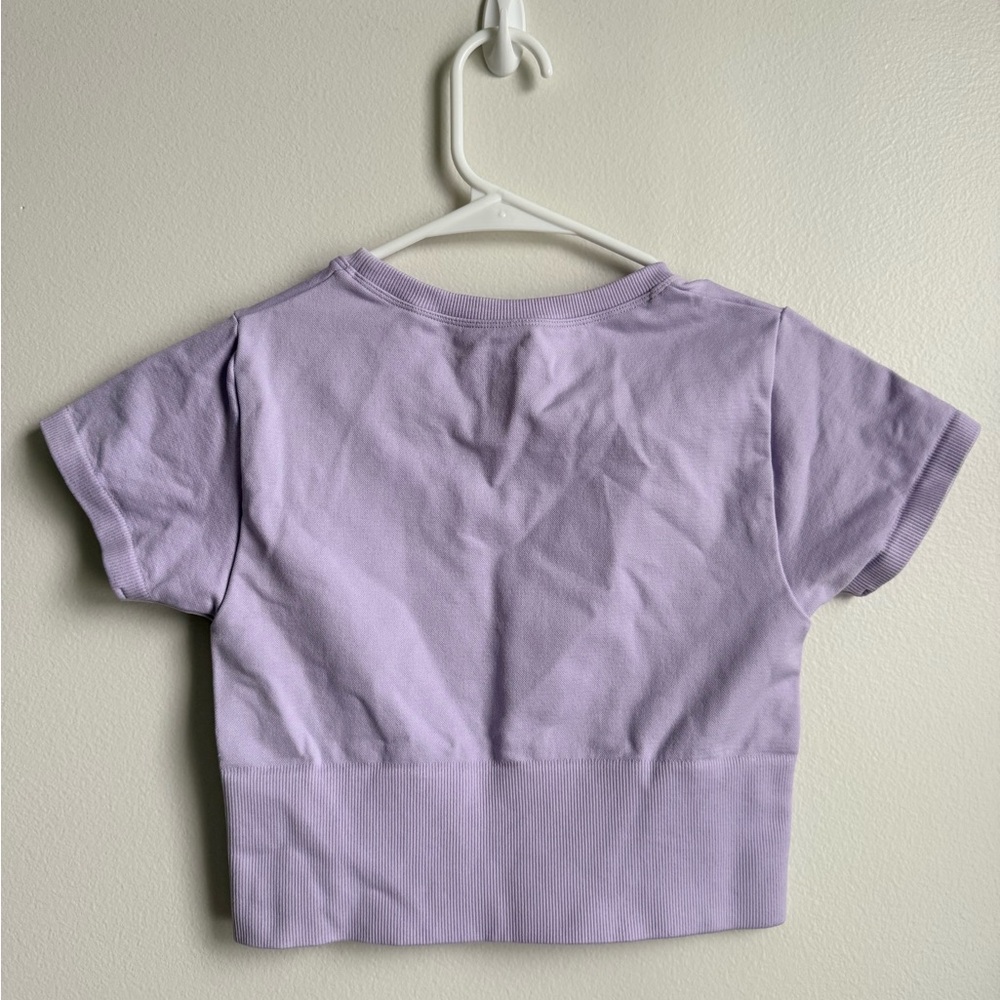 Offline Lavender Cropped T-Shirt - Picture 2 of 3